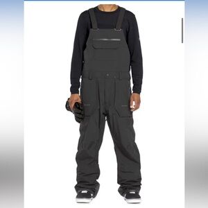 Men’s Volcom Gore-Tex Snowboard bibs M dark Bugundy/Wine